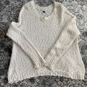 Cream sweater